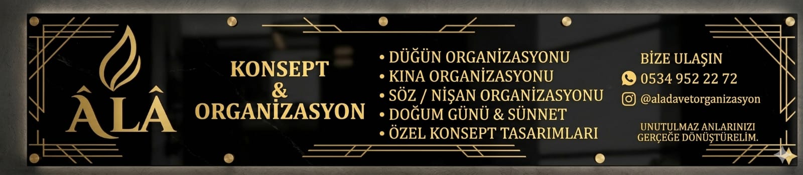 Âlâ Davet & Organizasyon kır düğünü mekanı — Onikişubat