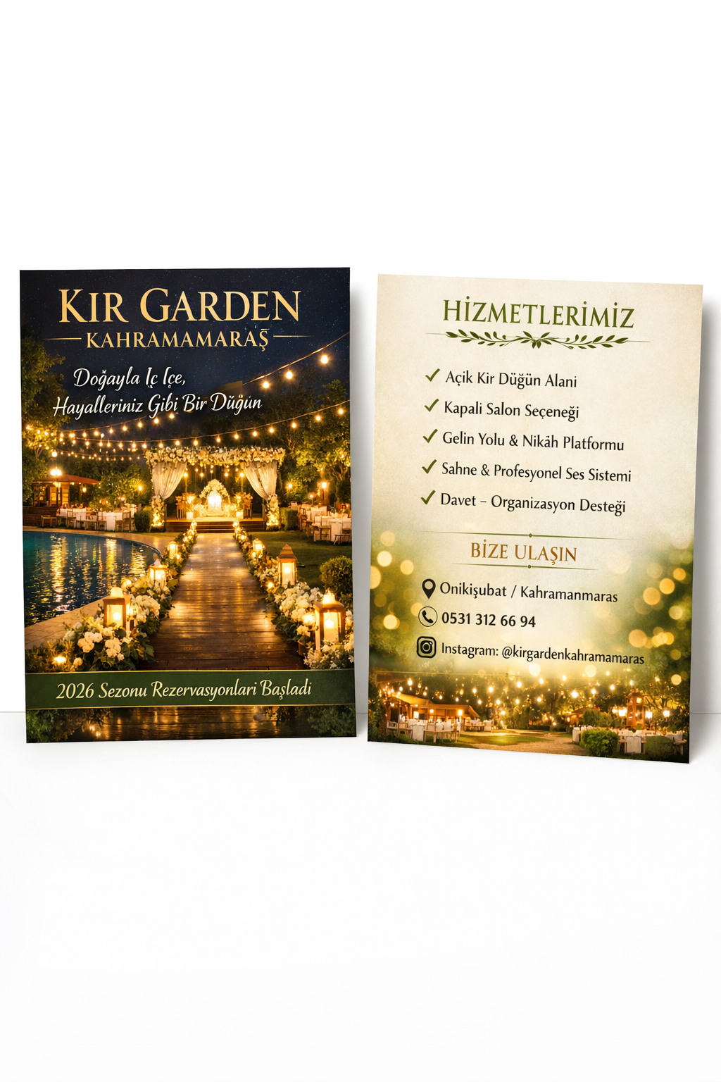 Kır Garden Dügün Salonları — Onikişubat, Kahramanmaraş kır düğünü mekanı görsel 2